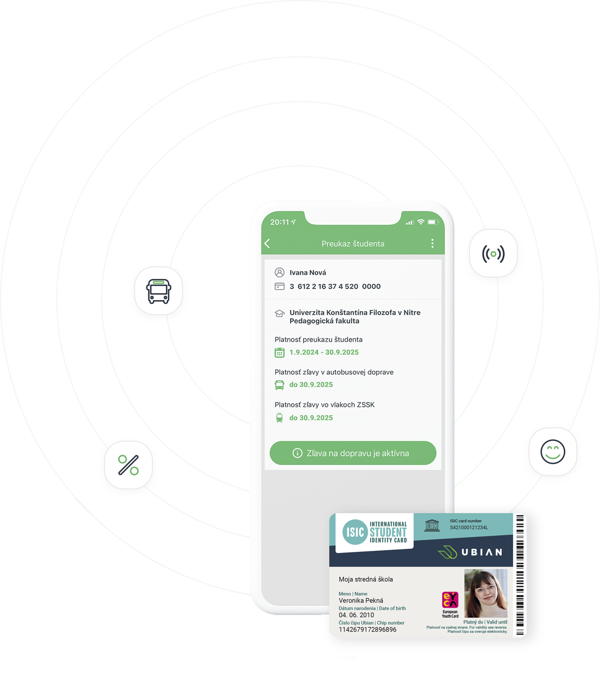 Cestuj jednoduchšie s Ubian ISIC kartou alebo preukazom žiaka a študenta